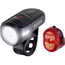 Kit d'éclairage de vélo Sigma aura 45 / Nugget Set led à batterie noir