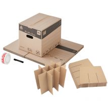 Kit déménagement pour verres + marqueur noir et 1 adhésif offerts - Pack And Move