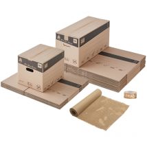 Kit déménagement écologique + 1 adhésif kraft “fragile” offert