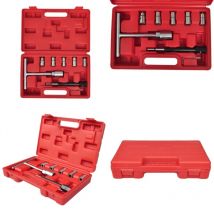 Vidaxl - Kit d'entretien pour injecteur diesel 7 pcs - Outil Entretien Moteur Diesel - Outil Réparation Injecteur - Kit Outil Injecteur Diesel