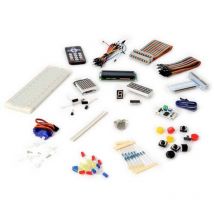 Whadda - Kit d'expérimentation pour Raspberry Pi avec breadboard sans soudure, module lcd 1602, récepteur ir, capteurs, matrice led 8x8, et plus