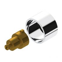Idral Rubinetteria - Kit d'extension 25 mm pour commande mitigeurs temporisés encastrés idral 09071 Chromé