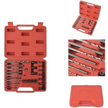 Kit d'extracteurs de boulons Acier 25 pièces - Outil Mécanique - Extracteur De Boulon - Outillage Voiture - Réparation Automobile - Kit D'outils