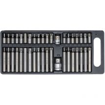 Kit di 40 punte esagonali e torx xzn in scatola con bussole