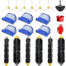 Furwoo - Kit di accessori per iRobot Roomba serie 600 671 692 694 697 698 650 651 660 690 Parti di ricambio per rullo filtro spazzola per mop