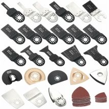 Kit di accessori per sega multiutensile, KKmoon 100 lame oscillanti Multimaster, per Dremel Fein Multimaster Makita Bosch Rockwell Sonicrafter w