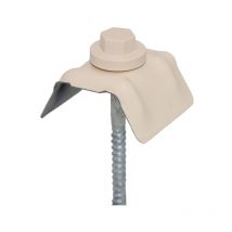 Kit di fissaggio per vassoio in acciaio 1045 (viti l 100 x diam 6 mm) Beige 1015