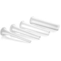 Kit di imbuti per insaccatrice tre spade da 10, 20, 30 e 40 mm.