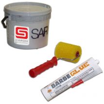 Kit di Montaggio per bbq Barbecue in Muratura Cemento Silicone Pittura Rullo