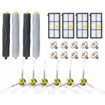 Niceone - Kit di parti accessorie compatibile con Roomba 800 805 850 860 865 866 870 871 880 886 890 891 895 896 900 960 965 966 980 Series filtri e