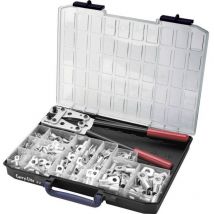 Cimco - 181545 Kit di pinze a pressare 255 parti Capocorda a tubetto 6 fino a 50 mm²