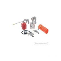Kit di utensili pneumatici, compressore e accessori 5 p.zi Silverline