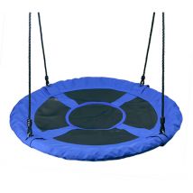 LIFCAUSAL Balançoire Ronde Extérieure 40' Disque Tournant pour Arbre avec Corde Géante 900D 600lbs Nid Aérien Rotatif
