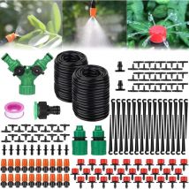 Tuserxln - Kit d'Irrigation Goutte à Goutte Automatique - 149 Pcs - Idéal pour l'Arrosage Automatique du Jardin et des Plantes - Inclus un Tuyau