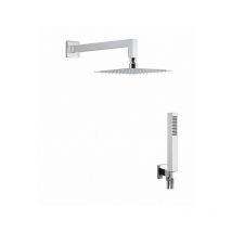 Vicario - Kit doccia completo quadrato Colore: Cromo