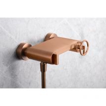 Imex - Kit doccia con miscelatore Modello olimpo Colore Oro rosa Finitura in oro rosa spazzolato [ ]