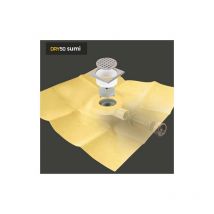 Kit doccia pavimento griglia quadra dry50 sumi flat luxe240d