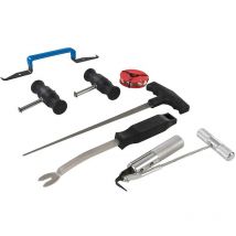 Silverline - Outils pour le démontage de pare-brise, 7 pcs 7 pcs