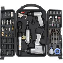 Kit d'outils pneumatiques 70 pcs Vidaxl