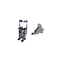 Kr Tools - Kit échasses 45 à 76 cm Magnésium + banjo de plaquiste en plastique homax