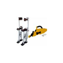 Kr Tools - Kit Échasses Aluminium Krtools 38 À 58 Cm + Banjo Muddog Tapetech