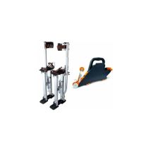 Kr Tools - Kit Échasses Aluminium Krtools De 60 À 101 Cm + Banjo En Plastique Edmaplic Edma