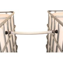 Multicuves - Kit eco de couplage de 2 cuves 1000 l - ø 25 mm - Tuyau 50 cm