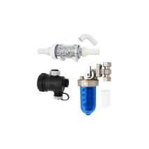 Iperbriko – Kit de protection chaudière éco – Filtre séparateur magnétique 500 microns, Distributeur polyphosphate, Neutraliseur condensats