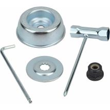 Kit Ecrou Tete Debroussailleuse Univers, Pour D&eacutebroussailleuse Thermique, Stihl, Echo, Ryobi Tete