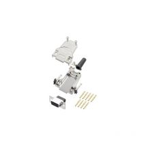 Encitech - kit embase sub-d femelle femelle, droit 9 pôles DTZF09-DBCS-K 6355-0048-11 180 ° à sertir 1 pc(s)