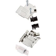 Encitech - D45PK-M-09-DBS-W-K 6355-8009-11 Kit embase sub-d femelle 45 ° Nombre de pôles: 9 fût à souder 1 pc(s)