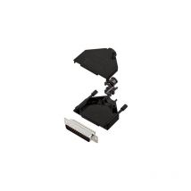 Encitech - kit embase sub-d mâle mâle, droit 25 pôles DTZK25-BK-DMP-K 6355-0101-23 180 ° fût à souder 1 pc(s)
