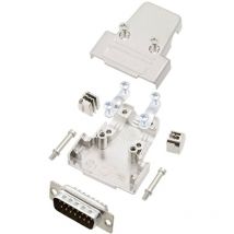 Tru Components - TCTRIM15DMPK 7709376 Kit embase sub-d mâle 180 ° Nombre de pôles: 15 fût à souder 1 pc(s)