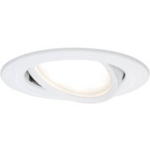 Paulmann - Luminaire à led encastrable led intégrée Coin Slim 93876 n/a 6 w blanc mat
