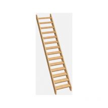 Burger - Normandie - Escalier en bois droit