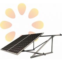Sunfer - 11V4-30 Soporte para placa solar inclinado cerrado, vertical