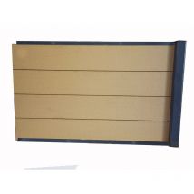 Mccover - kit extension complet pour clôture composite 1,50 ml x 1,80 h (3 coloris) - Coloris - Beige clair, Hauteur - 180 cm, Longueur - 150 cm