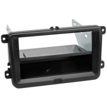 Adnauto - Kit Facade autoradio 2DIN compatible avec Seat Skoda vw ap03 Avec vide poche Noir