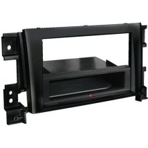 Adnauto - Kit Facade autoradio 2DIN compatible avec Suzuki Grand Vitara ap05 Avec vide poche Induction Qi Noir