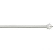 Errebi - tubo tenda in acciaio colore avorio oro estensibile da 120 a 210 cm. con terminale a bulbo