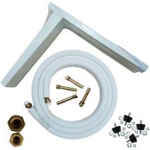 HTW - Kit fijacion a pared aa, tubo+escuadras+silentblocks+tornilleria sk3m1438-est2