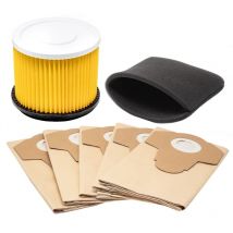 Fixedbyu - Kit filtre pour aspirateur adapté à l'aspirateur eau et poussière AquaVac Boxter Excell