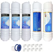 Depuragua - Kit filtres d'ultrafiltration compact 5 étapes