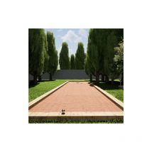 Kit finition terrain de pétanque rose 30m²