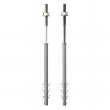 Kit fixation radiateur sur isolant - longueur vis 210 mm