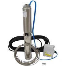 Kit Forage Avec Pompe Immergée Monophasé 230v 4'' 4cr10c 0.55kw Avec Accessoires