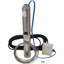 Pompe&moteur - Kit Forage Avec Pompe Immergée 230v 4'' 4cr11c 0.75kw Avec Accessoires