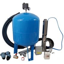 Kit Forage Complet Et Pompe Immergée 230v 4' 4cr32cr 2.2kw Protection Thermique Et Accessoires