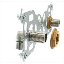 Quick Plomberie - Kit de fijación para grifo de ducha o baño engarzado en latón m 20 x 27 por tubo
