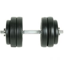 Kit haltères 15 kg Vidaxl